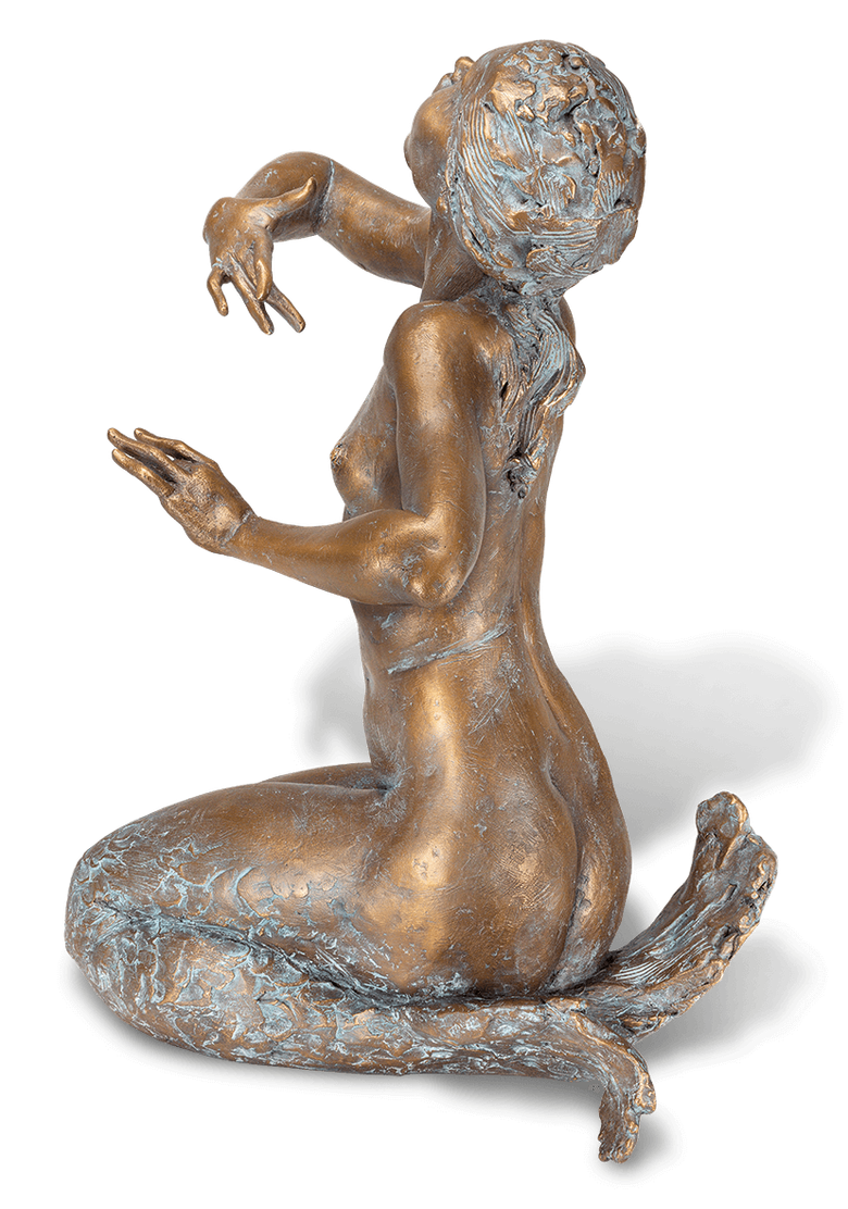 Bronzefigur »Parthenope« von Pawel Andryszewski