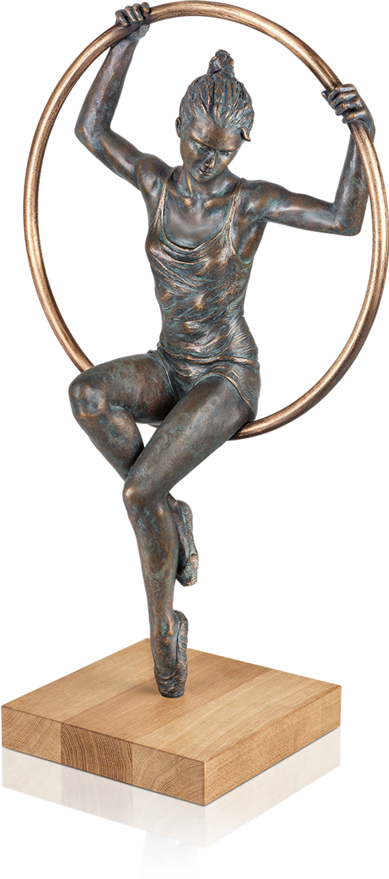 Bronzefigur »Al Cerchio« von Damiano Taurino