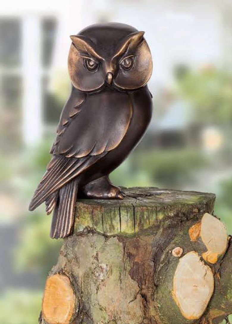 Bronzefigur Käuzchen von Atelier Strassacker