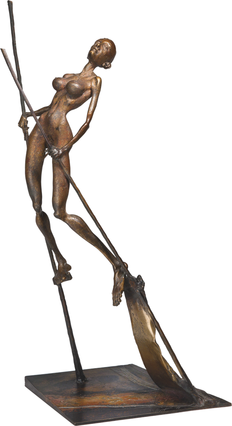 Bronzefigur Die Königin von Woytek