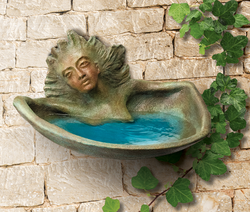 Bronzefigur Nixenschale (Wand) von Maria-Luise Bodirsky