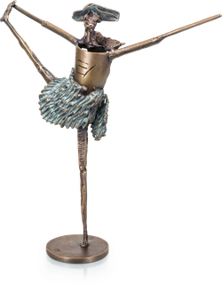 Bronzefigur Tänzerin von Ulrich Barnickel