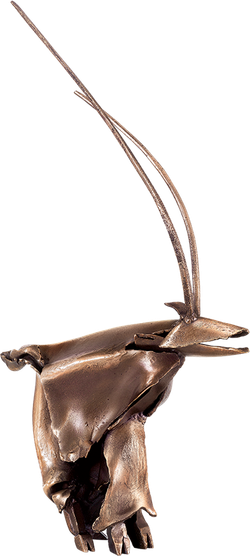 Bronzefigur Chevre von Ulrich Barnickel