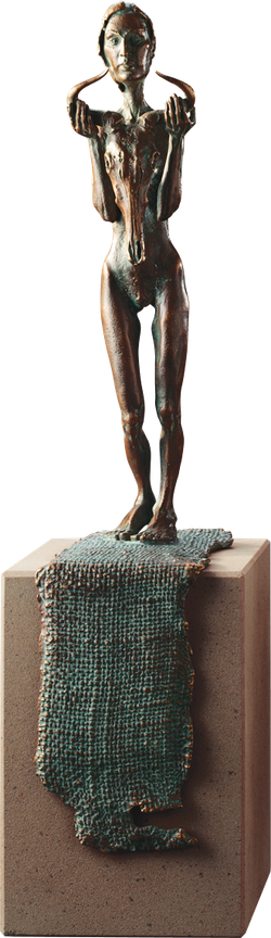 Bronzefigur Die Wüstenkönigin von Woytek