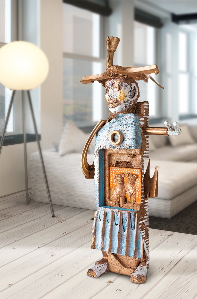 Bronzefigur In Memorial W. W. von Morszoeck