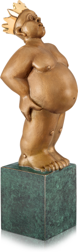 Bronzefigur König/Visionär von Stefan Donhauser