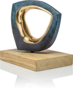 Bronzefigur «Lebensblick» von Teresa Wild