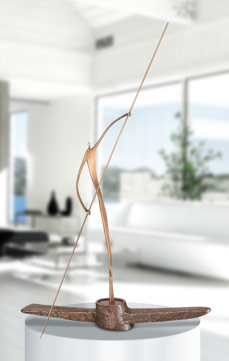 Bronzefigur Gondoliero von Udo Wintgens