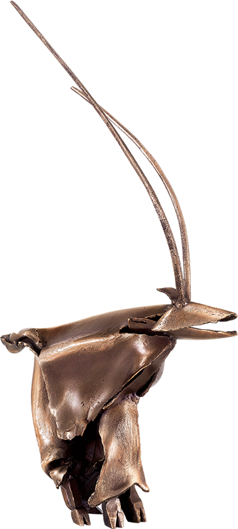 Bronzefigur Chevre von Ulrich Barnickel