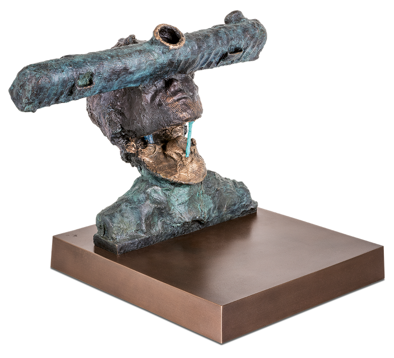 Bronzeskulptur Sternsucher 3