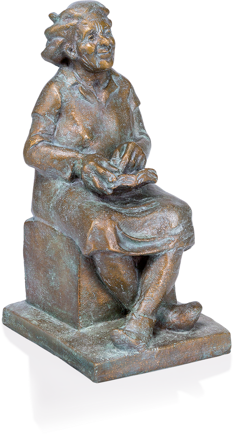 Bronzefigur Märchenstunde von Zilly