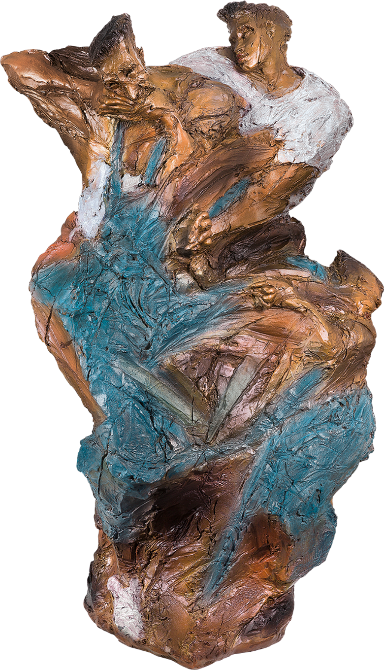 Bronzefigur Three nice mice von France & Hugues Siptrott