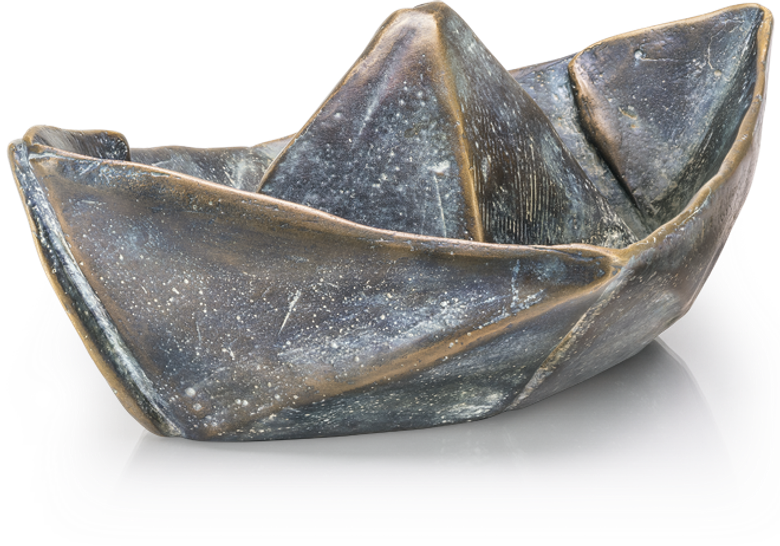 Bronzefigur Boat von Veronika Psotková