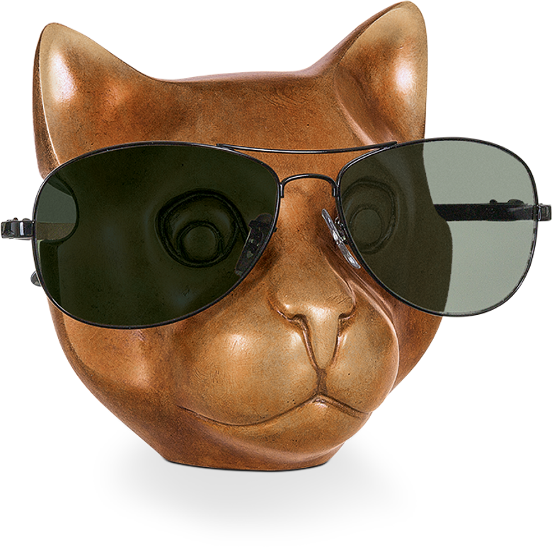 Bronzefigur Katze von Jagna Weber