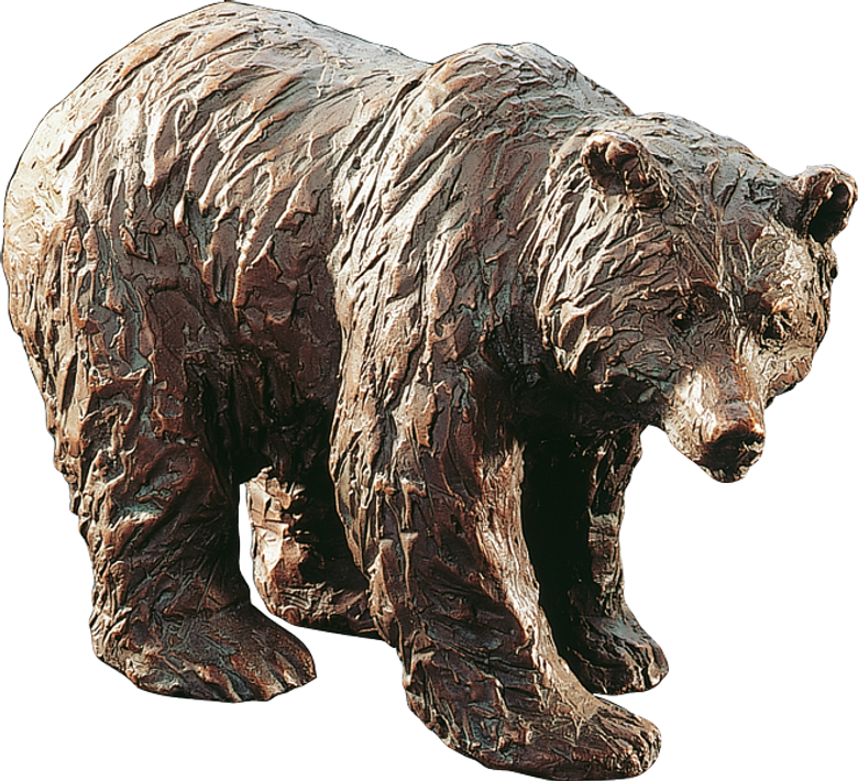 Bronzefigur Bär von Gabriele Haslinger