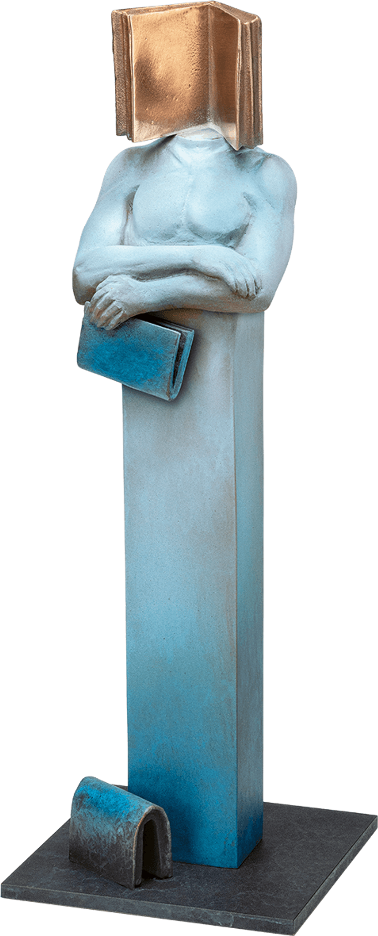 Bronzefigur »Vademecum« von Annie Jungers