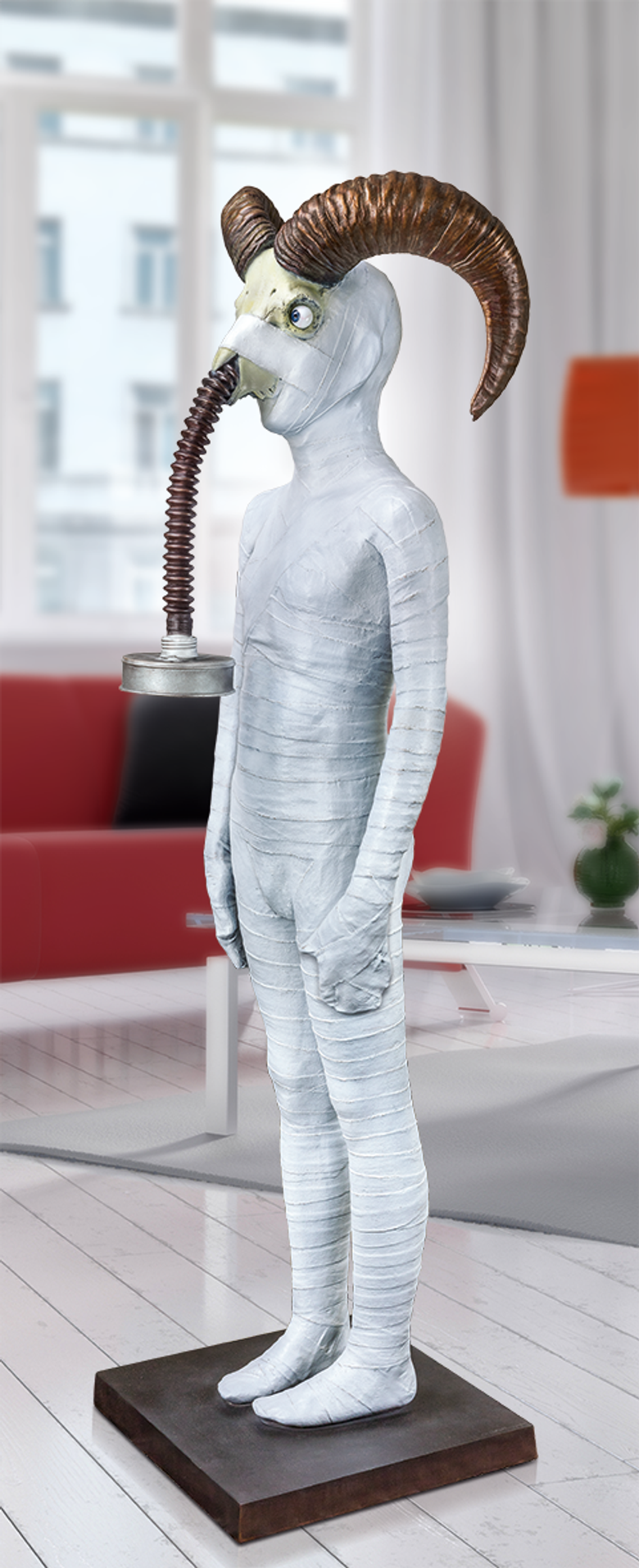 Bronzefigur Das Mufflon von Dirk Balke