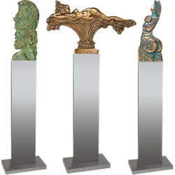 Bronzefigur 3 tlg. Set Ernst Fuchs von Ernst Fuchs