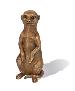 Bronzefigur «Erdmännchen» aus dem Atelier Strassacker