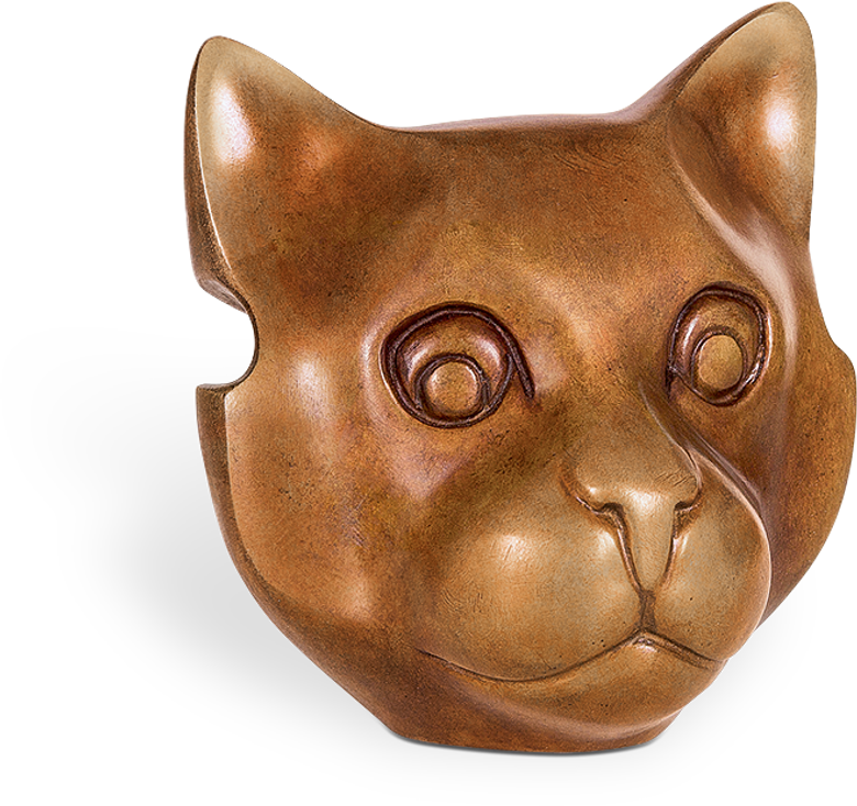 Bronzefigur Katze von Jagna Weber