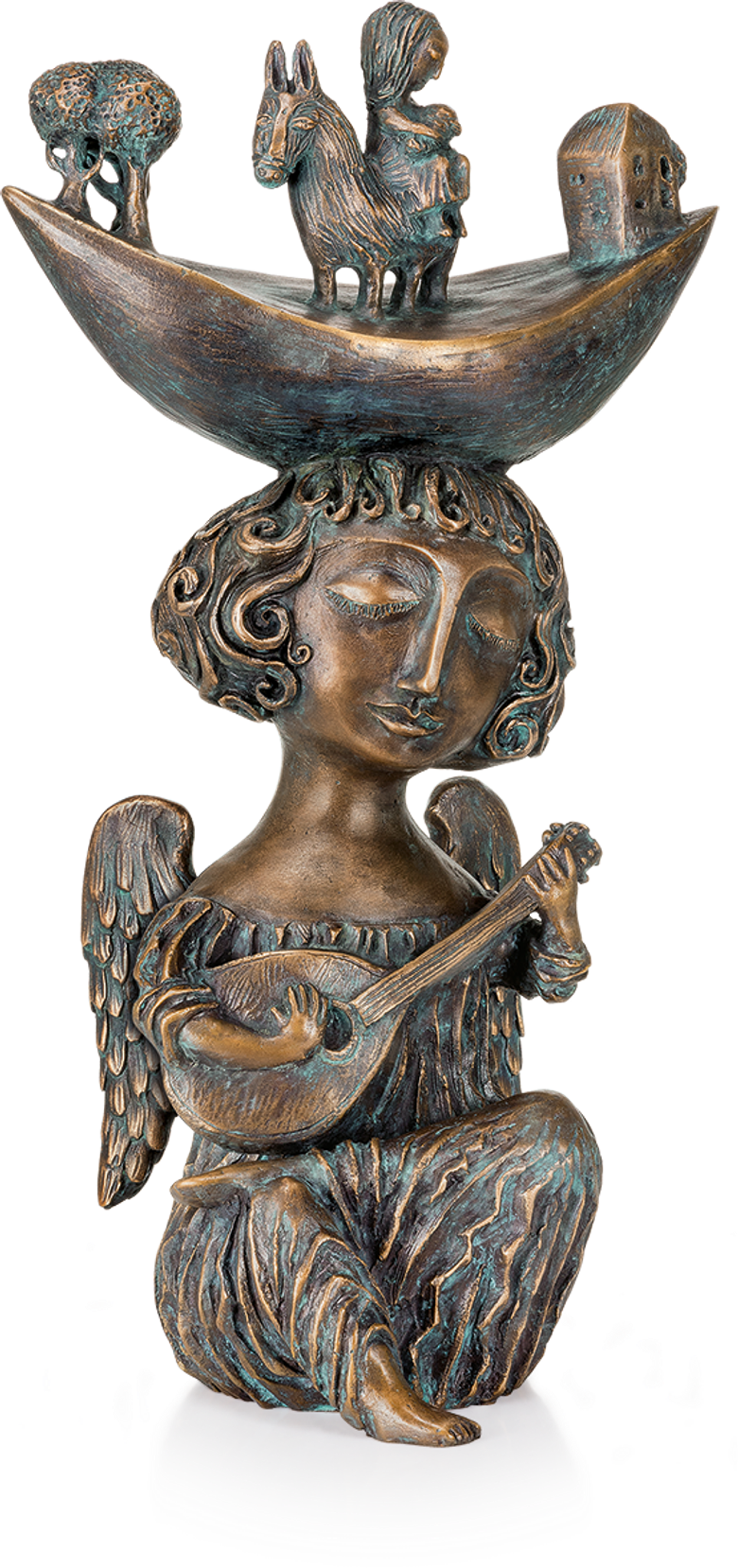 Bronzefigur Weihnachtslied von Yalonetski