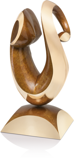 Bronzefigur Unweigerlicher Blickfang von Klaus von Kreutziger