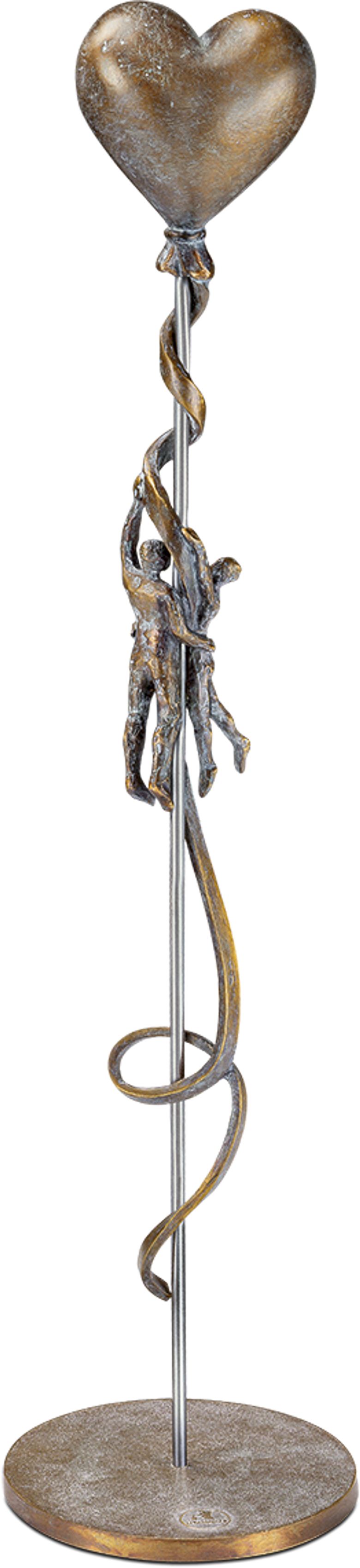 Bronzefigur «Abheben» aus dem Atelier Strassacker