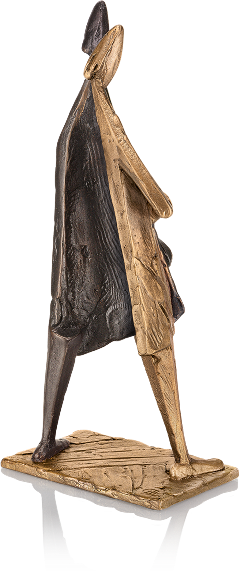 Bronzefigur »Zusammenfügen« von Kurtfritz Handel