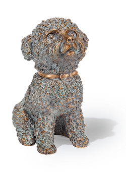 Bronzefigur «Stolzer Pudel» aus dem Atelier Strassacker