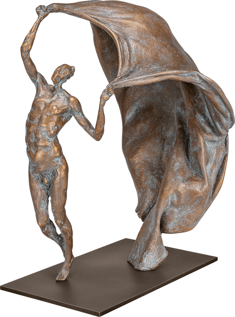 Bronzefigur »Seelenfreiheit« von Pawel Andryszewski