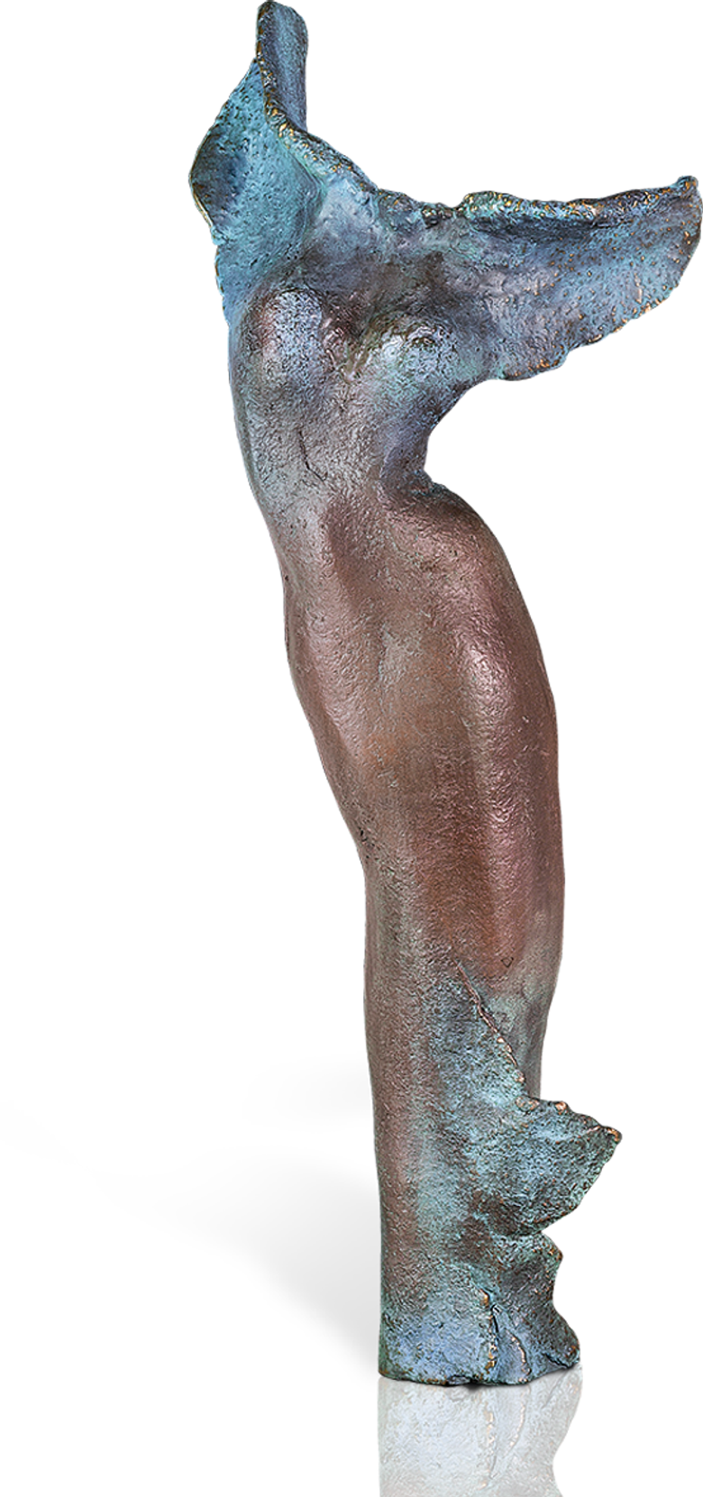 Bronzefigur Nike von Maria-Luise Bodirsky