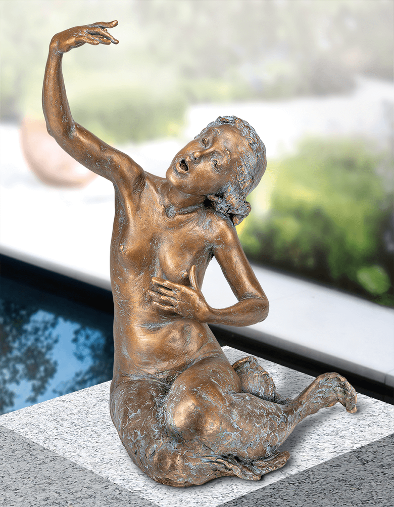 Bronzefigur »Leukosia« von Pawel Andryszewski