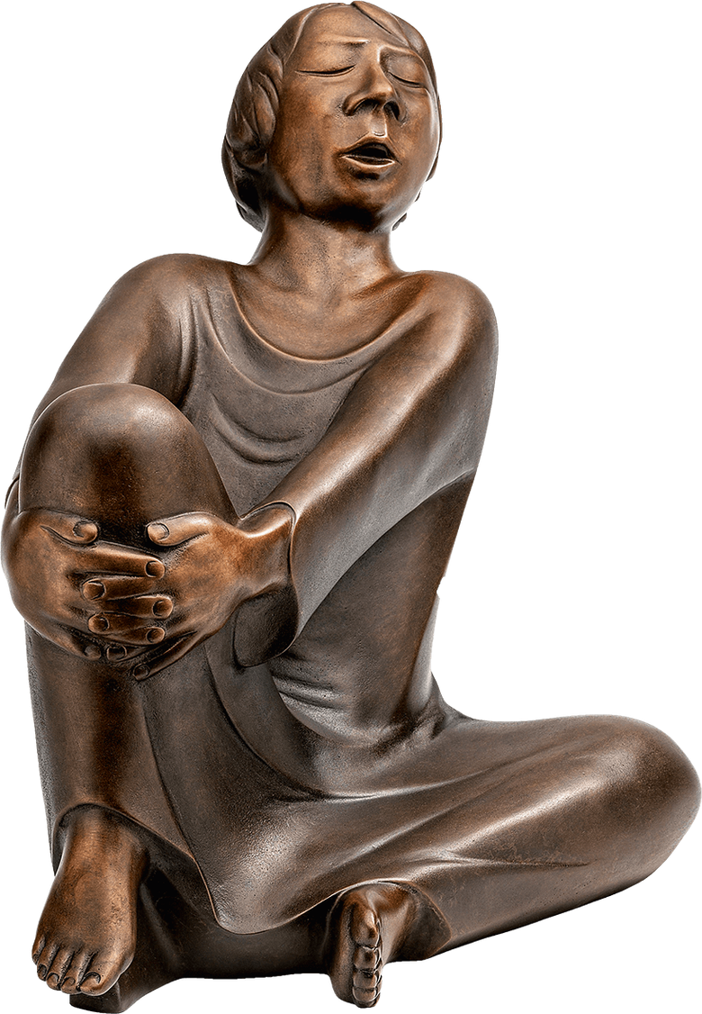 Bronzefigur »Der singende Mann« von Ernst Barlach