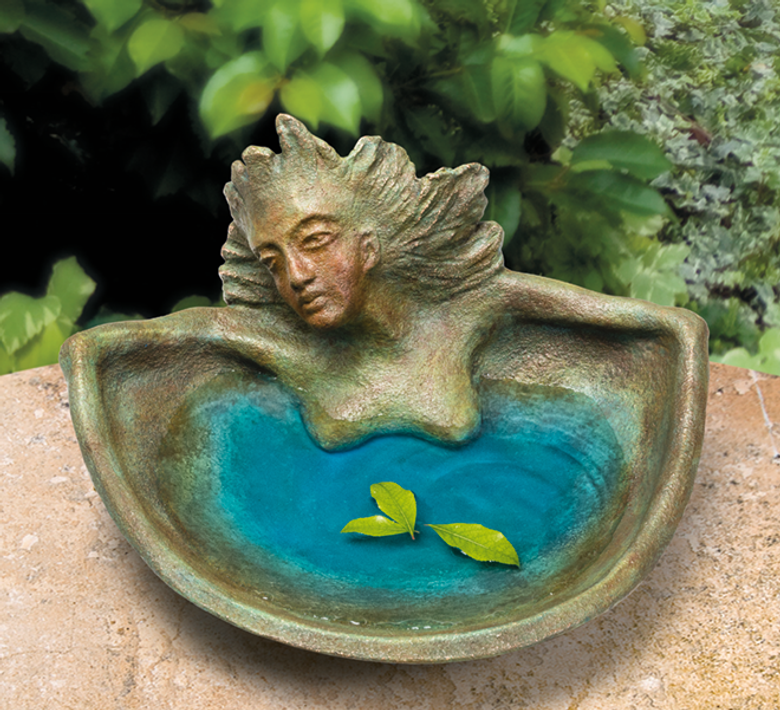 Bronzefigur Nixenschale (Boden) von Maria-Luise Bodirsky