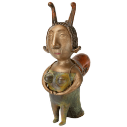 Bronzefigur »Traveller« von Natalia Obada