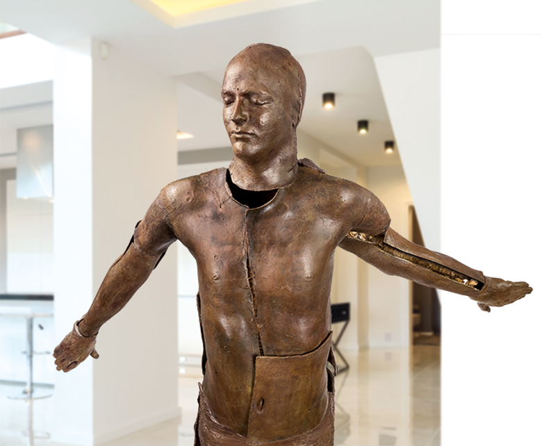 Bronzefigur RISING von Kleeberg