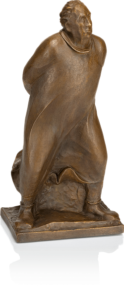 Bronzefigur »Der Spaziergänger« von Ernst Barlach