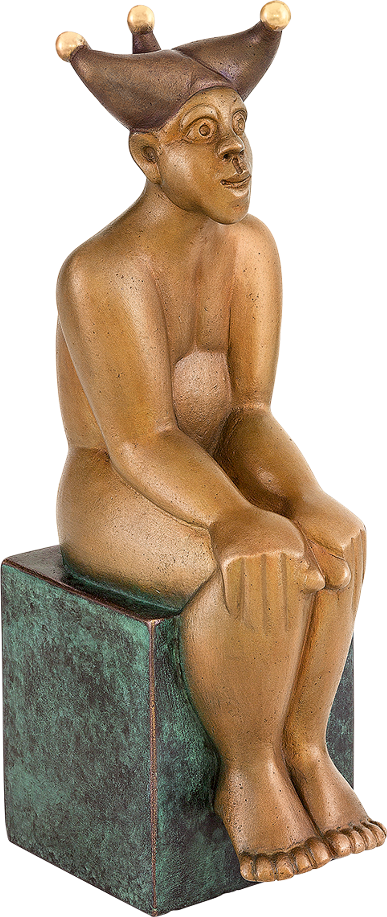 Bronzefigur Der Narr von Stefan Donhauser
