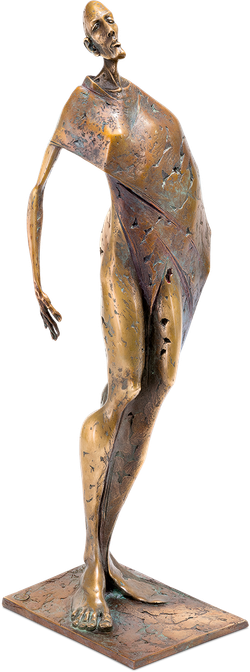 Bronzefigur Winter von Woytek