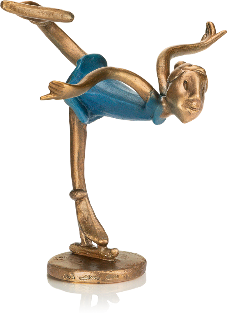 Bronzefigur »Eisprinzessin« von Kurtfritz Handel