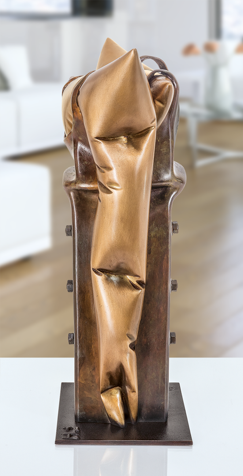 Bronzefigur Corsage von Felix Haspel