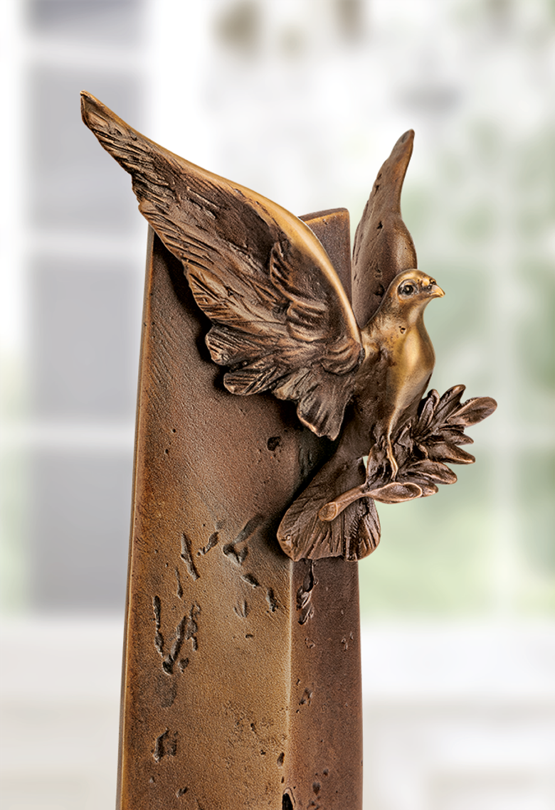 Bronzefigur «Vivere in pace» von Woytek