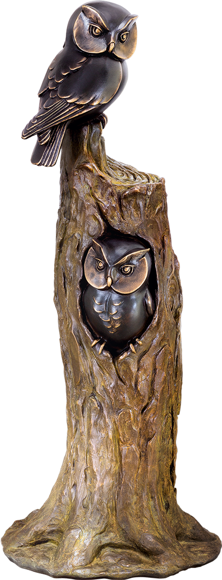 Bronzefigur Eulenbaum von Atelier Strassacker