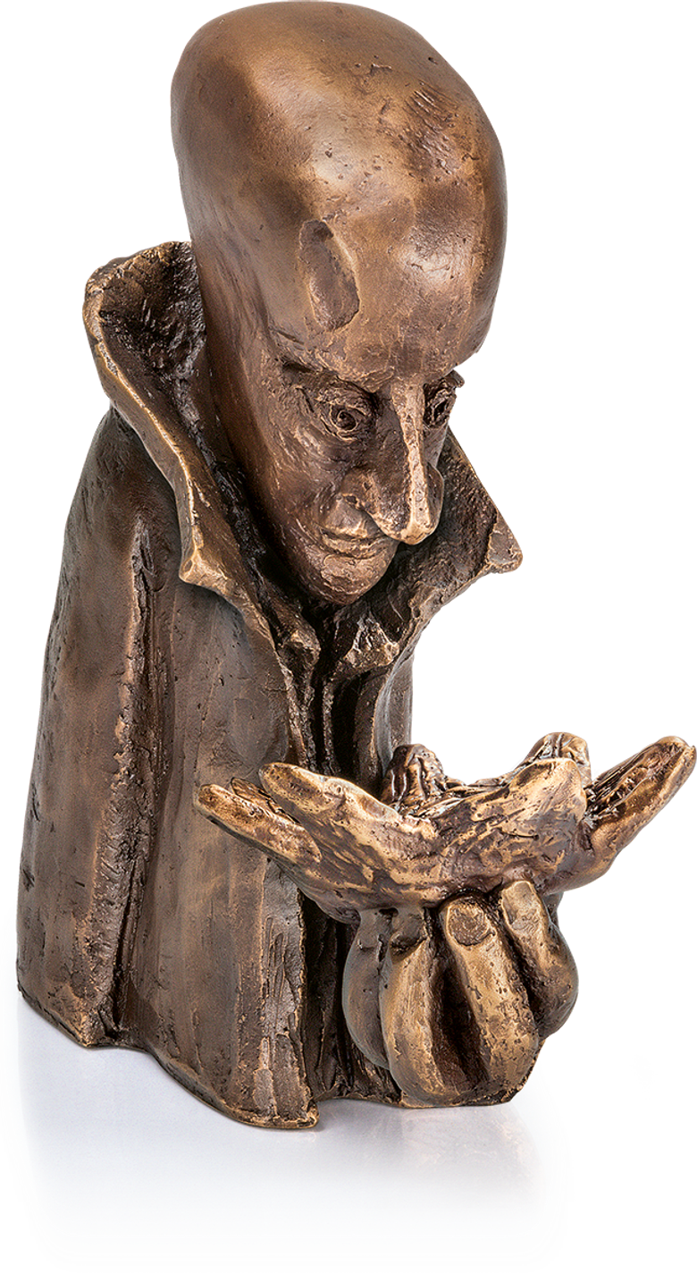 Bronzefigur »Der Sonnenwächter« von Pieter Sohl