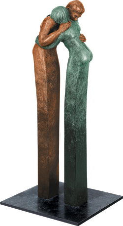 Bronzefigur Tendresse von Annie Jungers