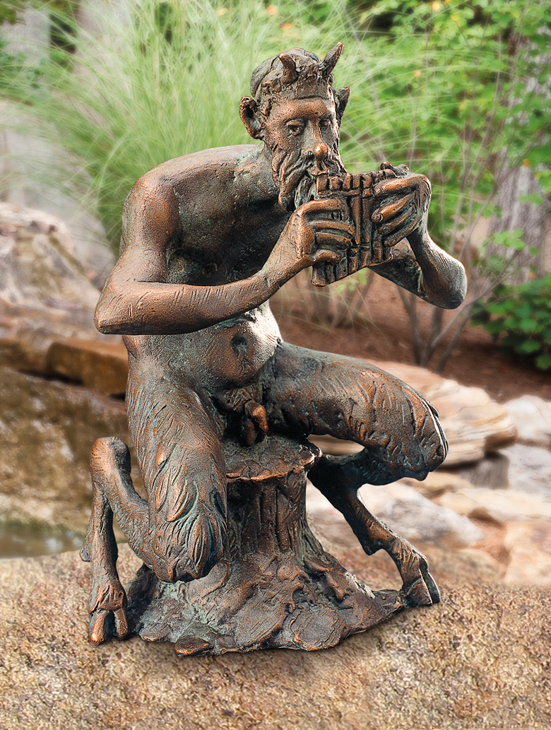 Bronzefigur Pan von Atelier Strassacker