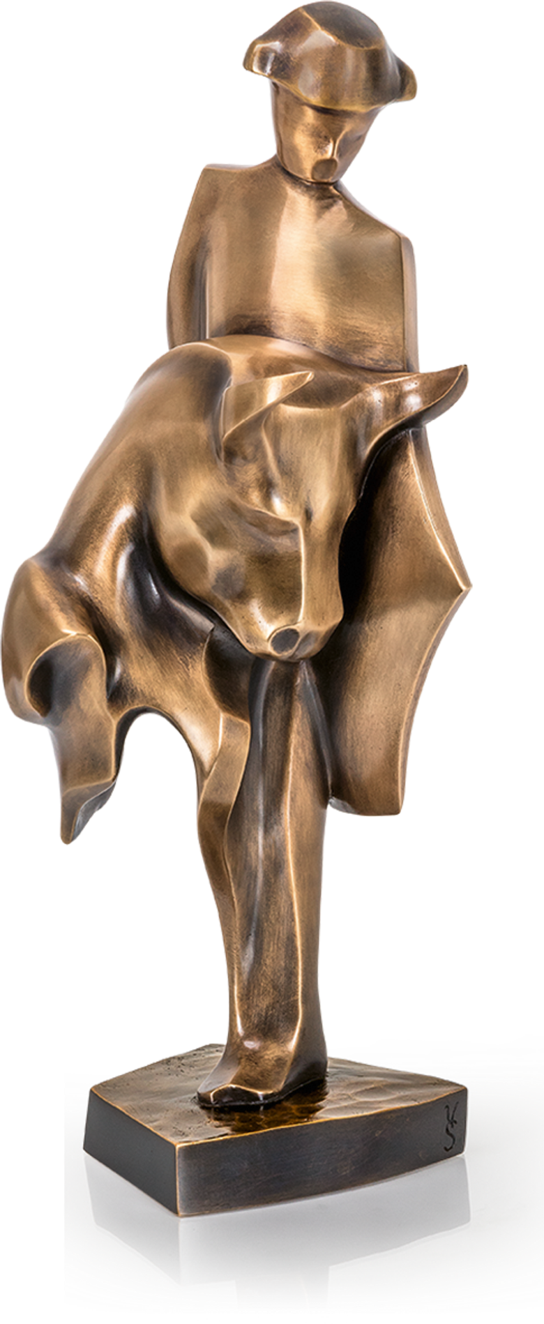 Bronzefigur Stierkampf von Robert Simon