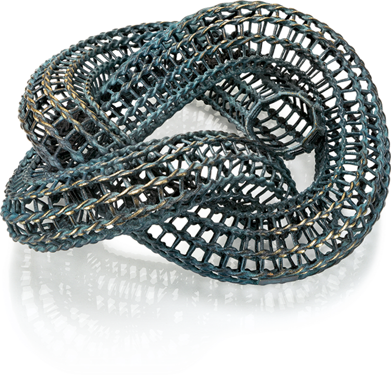 Bronzefigur «Knoten» von Ines Fiegert