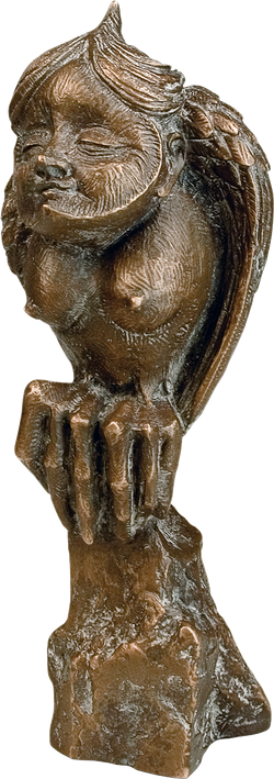 Bronzefigur Eule von Fidelma Massey